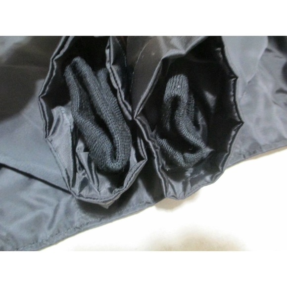 NWT $90 EXPRESS Womens Jacket Black Nylon MOTO Cropped Zip Size S - Picture 8 of 11